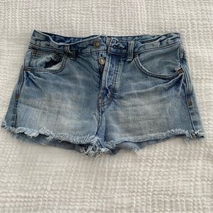 Free People Jean Shorts